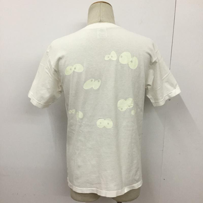 パールダイバー PEARL DIVER Tシャツ 半袖 バックプリント M ロゴ、文字 白 / ホワイト /  メンズ USED 古着 中古 10090131