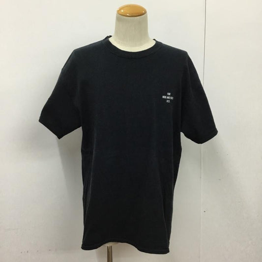 ハイドアンドシーク HIDE AND SEEK Tシャツ 半袖 バックプリント L プリント 黒 / ブラック /  メンズ USED 古着 中古 10090133