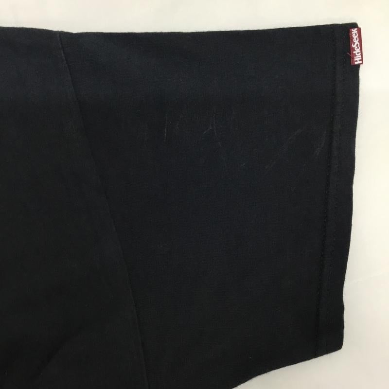 ハイドアンドシーク HIDE AND SEEK Tシャツ 半袖 バックプリント L プリント 黒 / ブラック /  メンズ USED 古着 中古 10090133