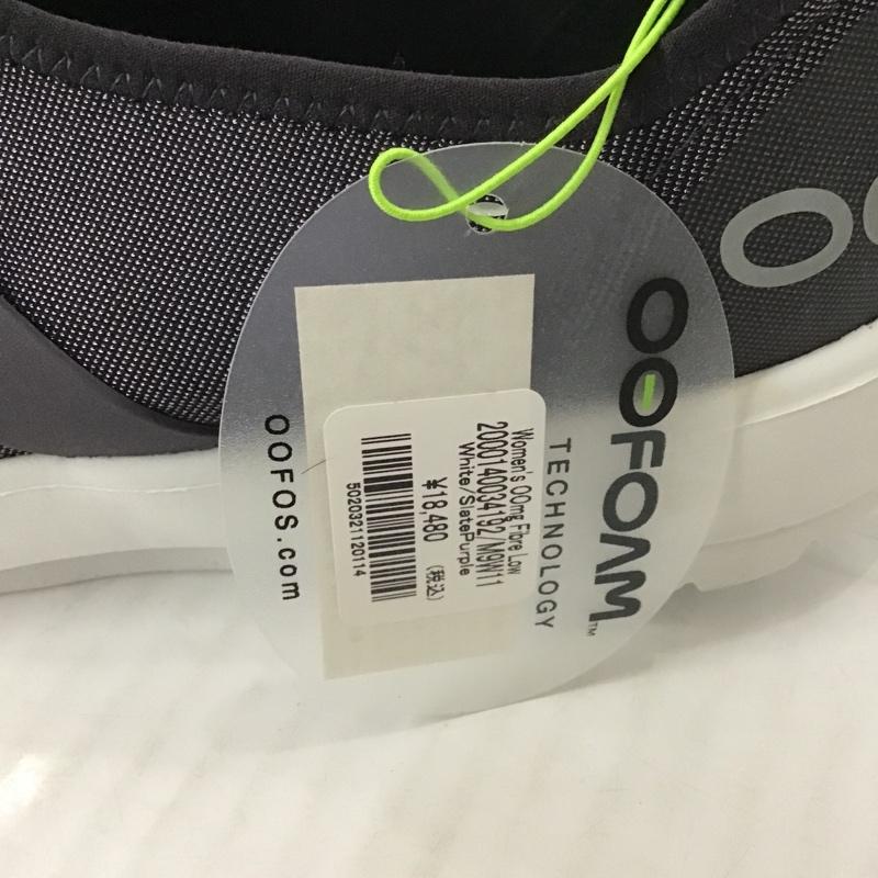 ウーフォーム OOfoam スリッポン スリッポン Fibre OOFOS W11 EU42 箱有 ロゴ、文字 ダークグレー / ダークグレー / メンズ USED 古着 中古 10090145