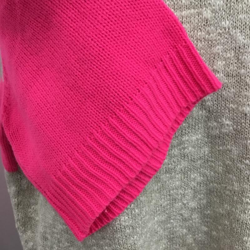 バイマレーネビルガー BY MALENE BIRGER ニット、セーター 七分袖 581-160308 コットンリネン XXS ボーダー柄 桃 / ピンク / X ベージュ / ベージュ / レディース USED 古着 中古 10090177