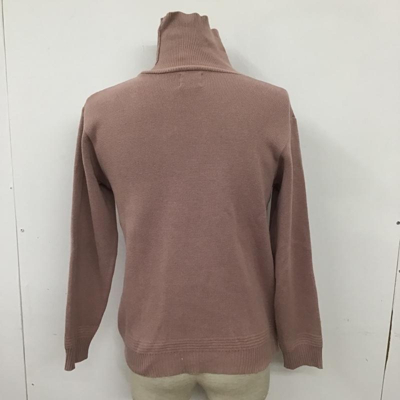 ステュディオス STUDIOUS ニット、セーター 長袖 107430004 ハイネックセーター 2 無地 桃 / ピンク / メンズ USED 古着 中古 10090192