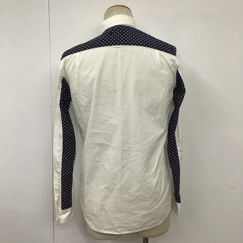ソフ SOPH. シャツ、ブラウス 長袖 ボタンダウンシャツ S 無地 X 星 白 / ホワイト /  メンズ USED 古着 中古 10090198