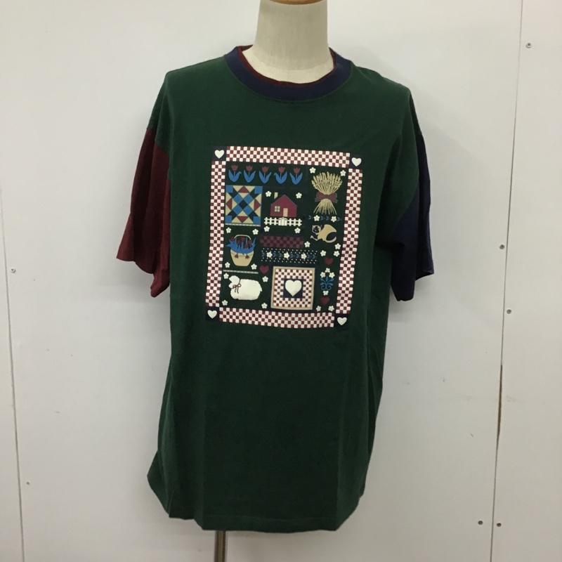 古着 USED Tシャツ 半袖 L 無地 マルチカラー / マルチカラー / メンズ USED 古着 中古 10090202