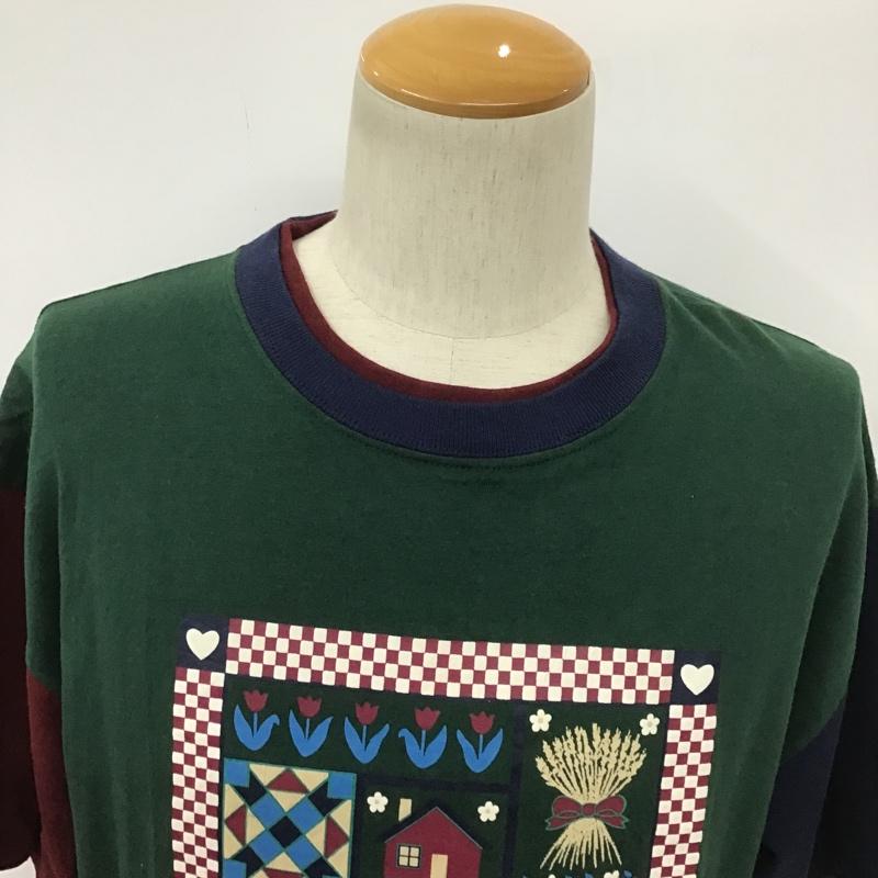 古着 USED Tシャツ 半袖 L 無地 マルチカラー / マルチカラー / メンズ USED 古着 中古 10090202