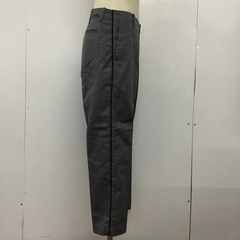 シークエル SEQUEL パンツ スラックス M 無地 X ロゴ、文字 X ワンポイント 灰 / グレー / X 黒 / ブラック / メンズ USED 古着 中古 10090208
