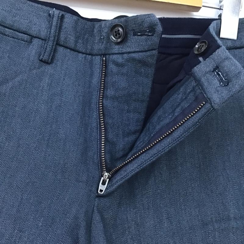 ジュンハシモト junhashimoto ボトムス ボトムス 裾リブパンツ 2 無地 インディゴ / インディゴ / メンズ USED 古着 中古 10090218