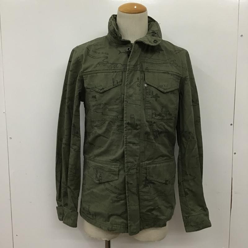 リーバイス Levi's ジャケット、上着 ジャケット、ブレザー M-65 総柄ミリタリージャケット S 総柄 カーキ / カーキ / メンズ USED 古着 中古 10090220