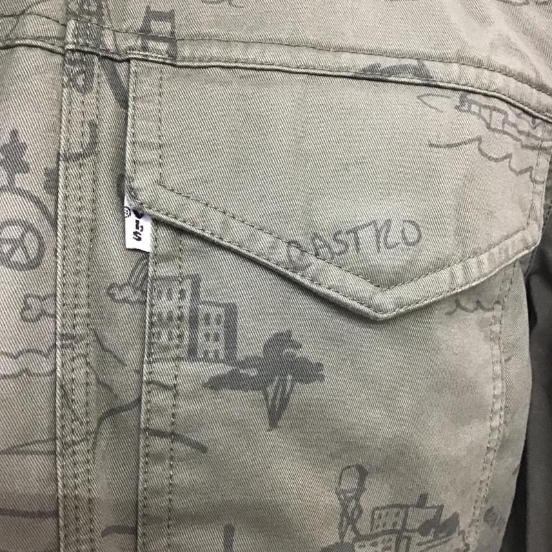 リーバイス Levi's ジャケット、上着 ジャケット、ブレザー M-65 総柄ミリタリージャケット S 総柄 カーキ / カーキ / メンズ USED 古着 中古 10090220