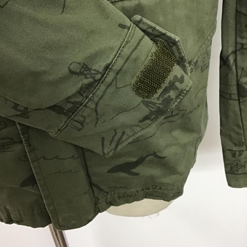 リーバイス Levi's ジャケット、上着 ジャケット、ブレザー M-65 総柄ミリタリージャケット S 総柄 カーキ / カーキ / メンズ USED 古着 中古 10090220
