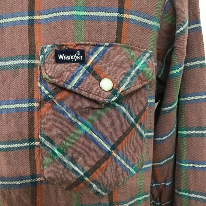 ラングラー Wrangler シャツ、ブラウス 長袖 チェックシャツ XL チェック マルチカラー / マルチカラー /  メンズ USED 古着 中古 10090221