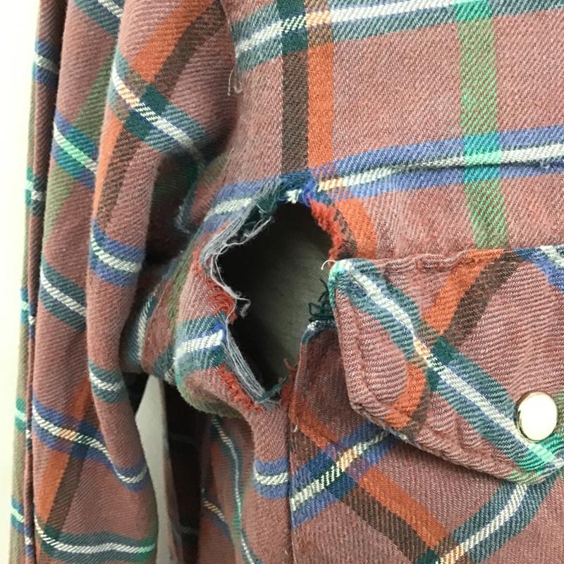 ラングラー Wrangler シャツ、ブラウス 長袖 チェックシャツ XL チェック マルチカラー / マルチカラー /  メンズ USED 古着 中古 10090221