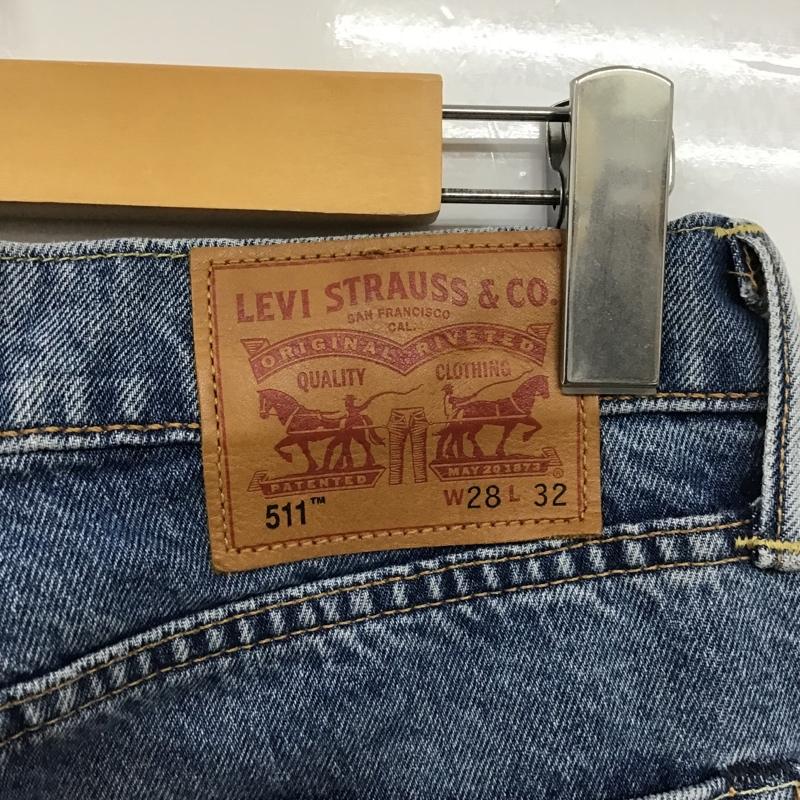 リーバイス Levi's パンツ デニム、ジーンズ 28インチ 無地 インディゴ / インディゴ / メンズ USED 古着 中古 10090229