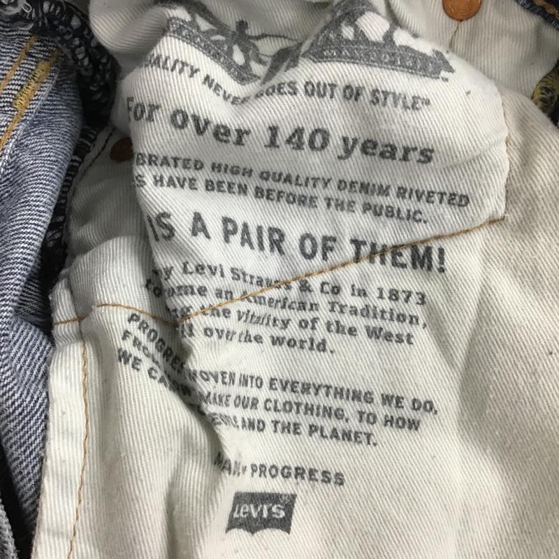 リーバイス Levi's パンツ デニム、ジーンズ 28インチ 無地 インディゴ / インディゴ / メンズ USED 古着 中古 10090229