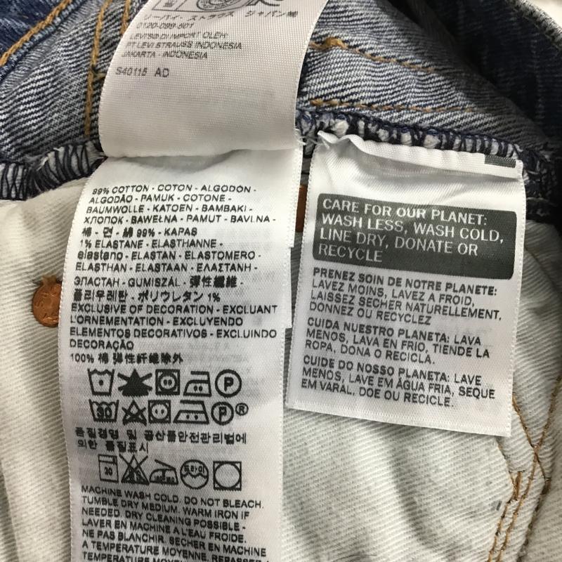リーバイス Levi's パンツ デニム、ジーンズ 28インチ 無地 インディゴ / インディゴ / メンズ USED 古着 中古 10090229