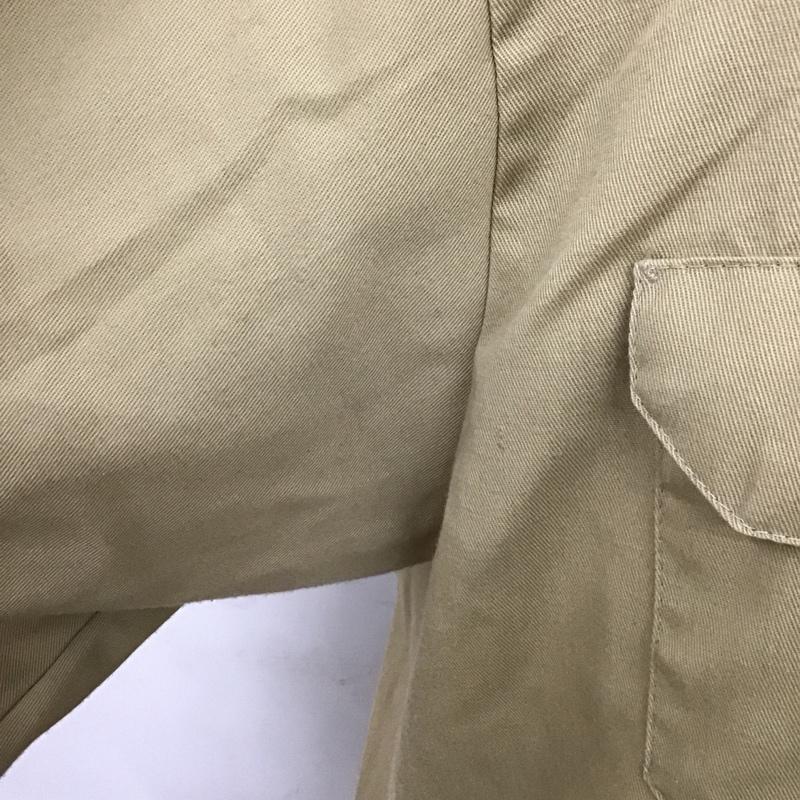 古着 USED シャツ、ブラウス 長袖 ミリタリーシャツ M ワンポイント ベージュ / ベージュ / メンズ USED 古着 中古 10090245