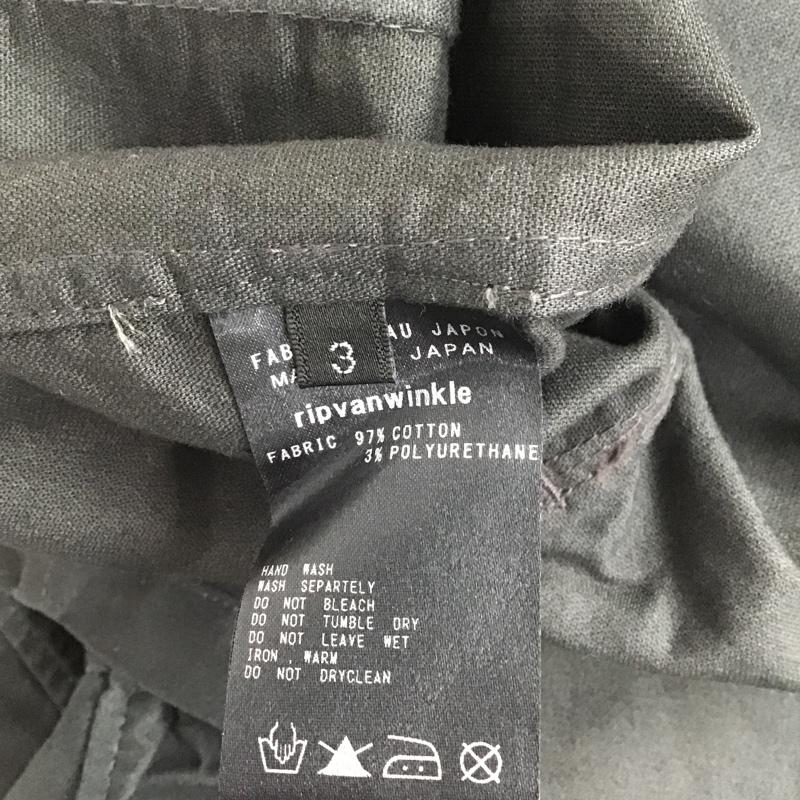 リップヴァンウィンクル ripvanwinkle ジャケット、上着 ジャケット、ブレザー R16AW-005 シャツコート 3 無地 黒 / ブラック / メンズ USED 古着 中古 10090266