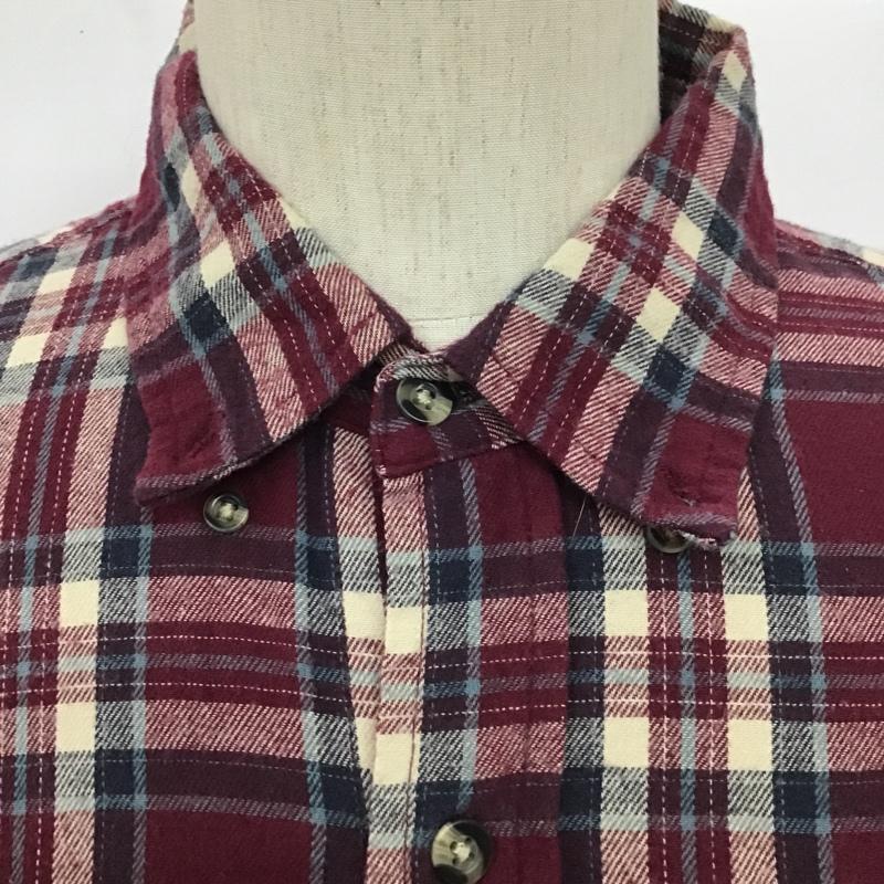 ノースクレスト North Crest シャツ、ブラウス 長袖 ボタンダウンシャツ L チェック マルチカラー / マルチカラー / メンズ USED 古着 中古 10090271