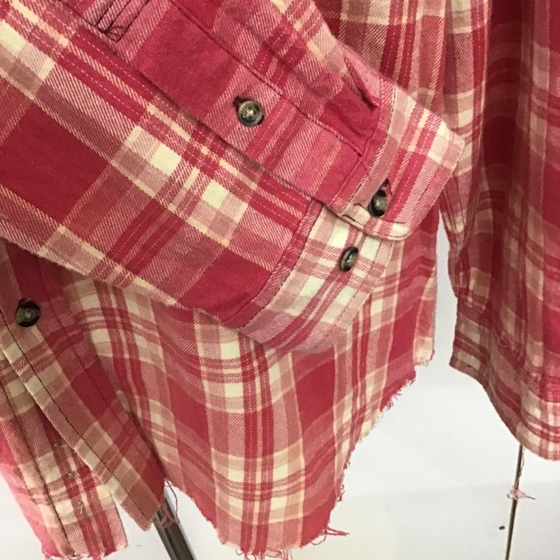 ノースクレスト North Crest シャツ、ブラウス 長袖 ボタンダウンシャツ L チェック マルチカラー / マルチカラー / メンズ USED 古着 中古 10090271