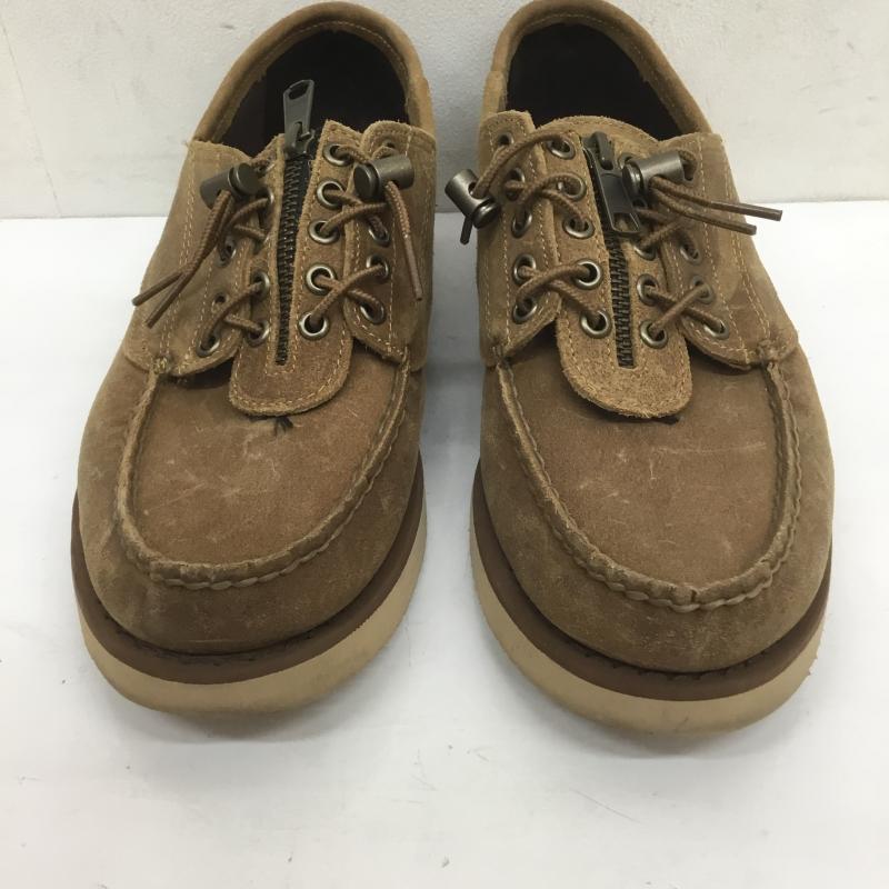 エンジニアードガーメンツ Engineered Garments 革靴 革靴 SEBAGO ZIPPERDECK WAXY SUEDE デッキシューズ US:10 茶 / ブラウン / メンズ USED 古着 中古 10090288