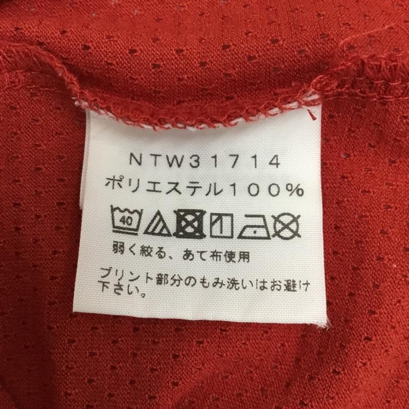 ザノースフェイス THE NORTH FACE Tシャツ 半袖 NTW31714 メッシュTシャツ M 無地 X ロゴ、文字 赤 / レッド / レディース USED 古着 中古 10090305