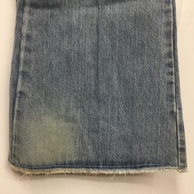 ディーゼル DIESEL パンツ デニム、ジーンズ FLAIRLEGG 0888Z ワイドパンツ W23L32 無地 水色 / ライトブルー / レディース USED 古着 中古 10090345
