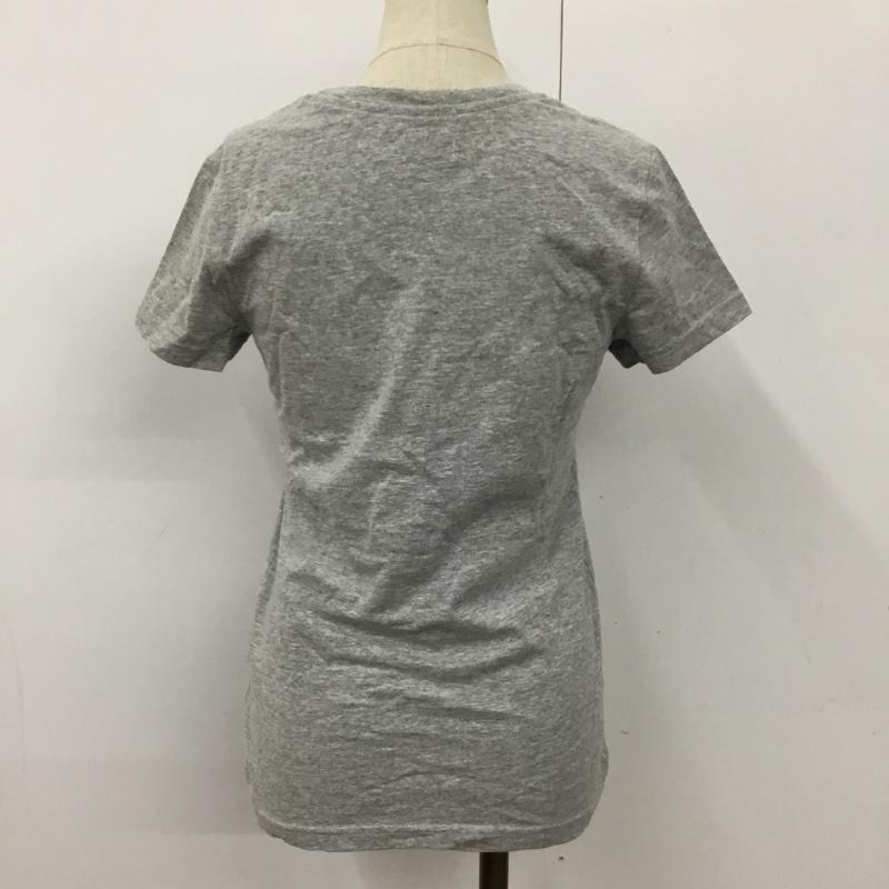 アディダス adidas Tシャツ 半袖 Z37971 トレフォイル プリント M ロゴ、文字 灰 / グレー / X 桃 / ピンク / レディース USED 古着 中古 10090355