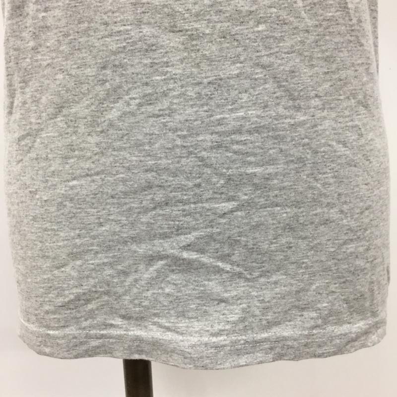 アディダス adidas Tシャツ 半袖 Z37971 トレフォイル プリント M ロゴ、文字 灰 / グレー / X 桃 / ピンク / レディース USED 古着 中古 10090355