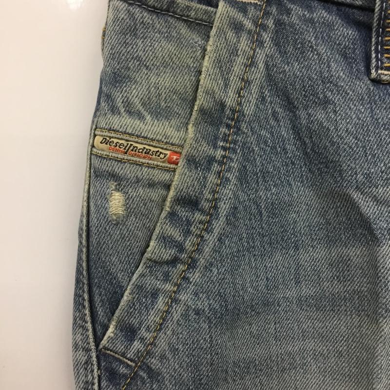 ディーゼル DIESEL パンツ デニム、ジーンズ FLAIRLEGG 0888Z ワイドパンツ W24L32 無地 水色 / ライトブルー / レディース USED 古着 中古 10090369