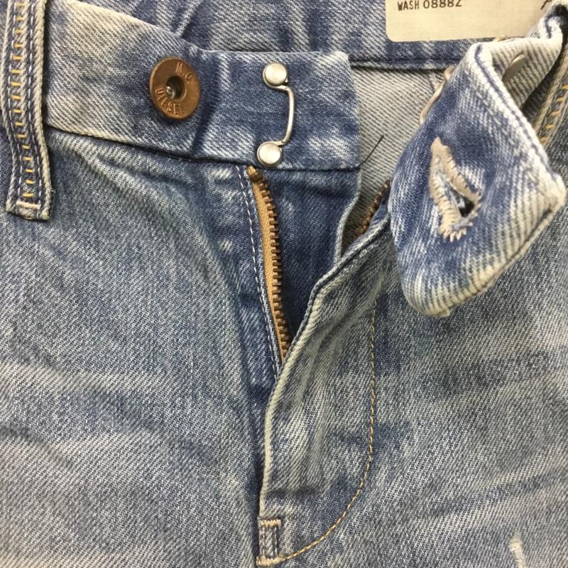 ディーゼル DIESEL パンツ デニム、ジーンズ FLAIRLEGG 0888Z ワイドパンツ W24L32 無地 水色 / ライトブルー / レディース USED 古着 中古 10090372