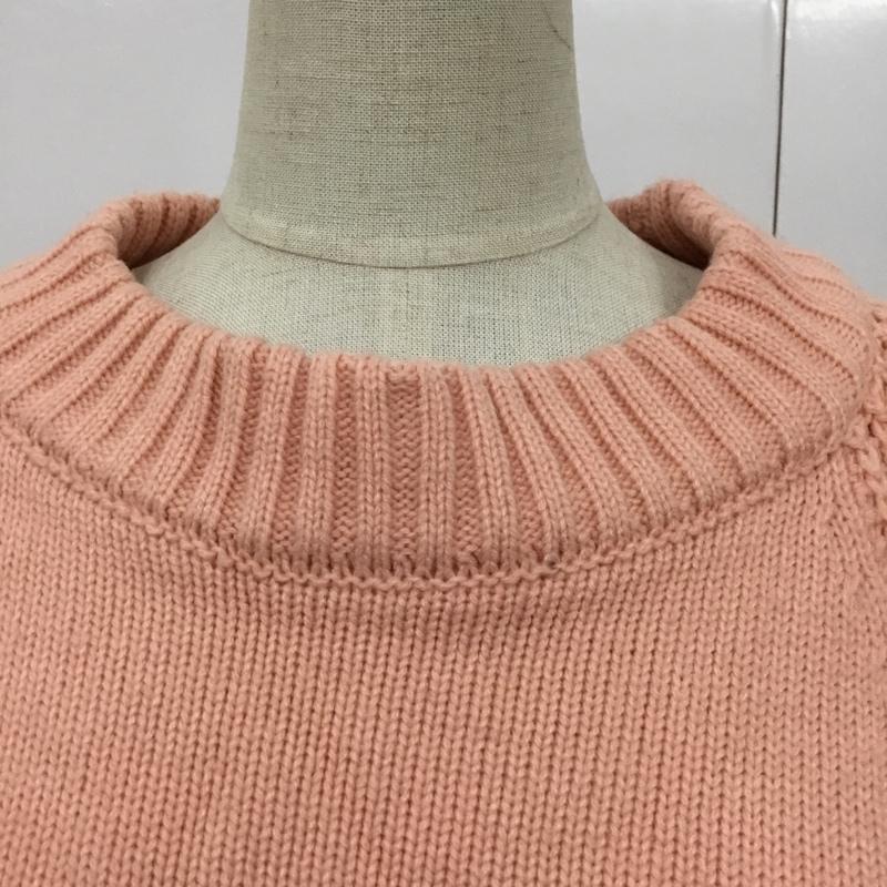 ミルクフェド MILKFED. ニット、セーター 長袖 03194303 無地 桃 / ピンク / レディース USED 古着 中古 10090376