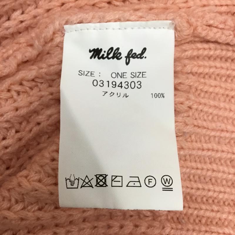 ミルクフェド MILKFED. ニット、セーター 長袖 03194303 無地 桃 / ピンク / レディース USED 古着 中古 10090376