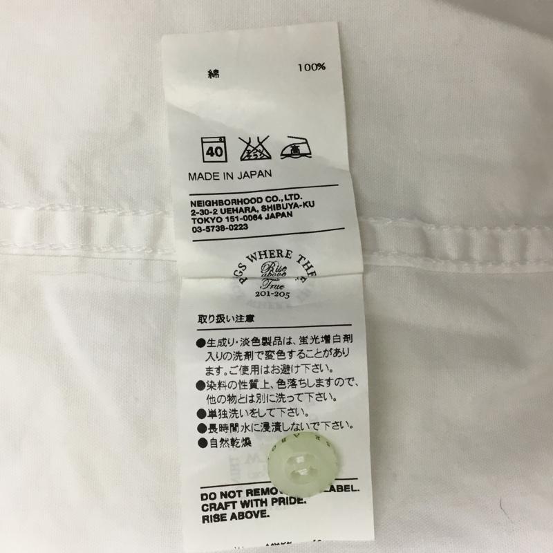 ダブルタップス WTAPS シャツ、ブラウス 半袖 091LTDT-SHM02 半袖シャツ S 無地 X プリント 白 / ホワイト / メンズ USED 古着 中古 10090410