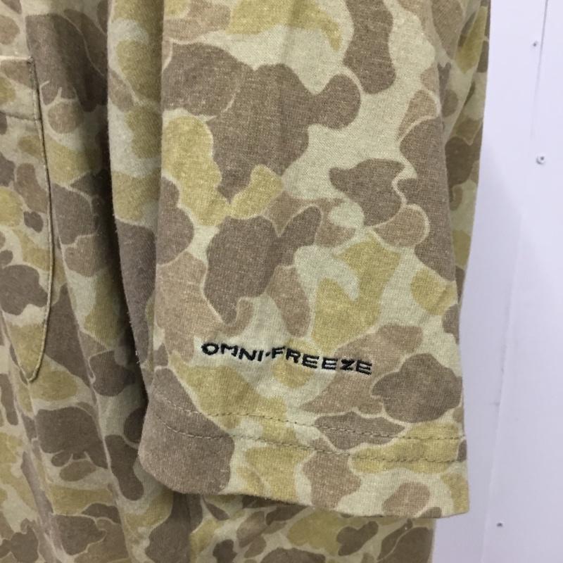 コロンビア Columbia Tシャツ 半袖 116PM1206 ポーラー パイオニア クルーネック Tシャツ ショートスリーブ カットソー XL カモフラージュ柄・迷彩 マルチカラー / マルチカラー / メンズ USED 古着 中古 10090429