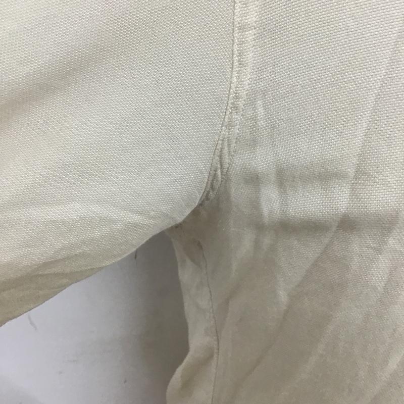 ファクトタム FACTOTUM シャツ、ブラウス 長袖 ボタンダウン 無地 ベージュ / ベージュ / メンズ USED 古着 中古 10090430