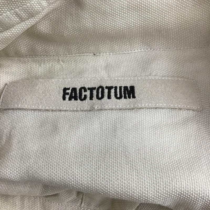 ファクトタム FACTOTUM シャツ、ブラウス 長袖 ボタンダウン 無地 ベージュ / ベージュ / メンズ USED 古着 中古 10090430