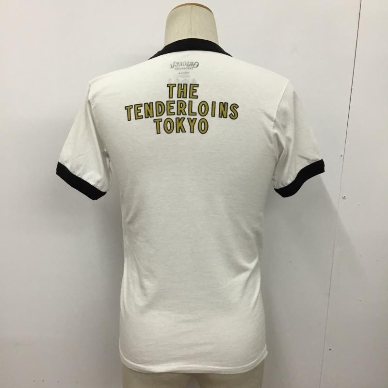 テンダーロイン TENDERLOIN Tシャツ 半袖 プリントTシャツ S プリント 白 / ホワイト / X 黒 / ブラック / X 黄 / イエロー /  メンズ USED 古着 中古 10090432