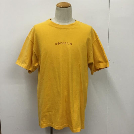 ロープガン ROPEGUN Tシャツ 半袖 古着Tシャツ M ロゴ、文字 赤 / レッド / X 黄 / イエロー /  メンズ USED 古着 中古 10090438