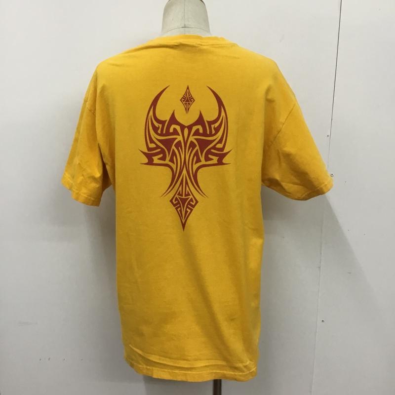 ロープガン ROPEGUN Tシャツ 半袖 古着Tシャツ M ロゴ、文字 赤 / レッド / X 黄 / イエロー /  メンズ USED 古着 中古 10090438