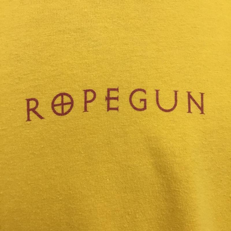 ロープガン ROPEGUN Tシャツ 半袖 古着Tシャツ M ロゴ、文字 赤 / レッド / X 黄 / イエロー /  メンズ USED 古着 中古 10090438