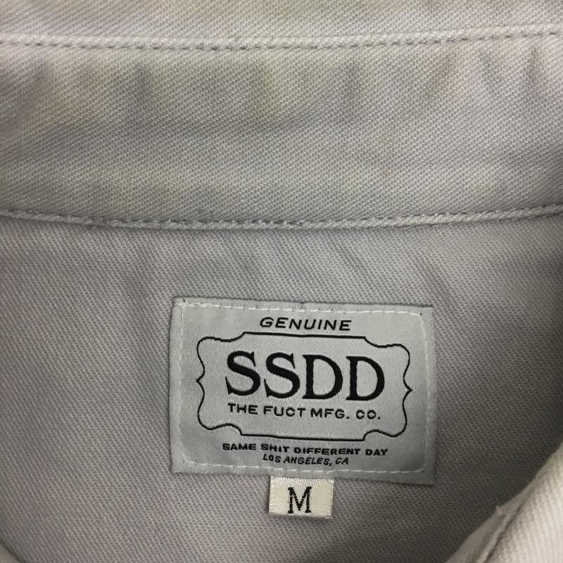 ファクト fuct シャツ、ブラウス 半袖 6316 SSDD VARSITY S/S SHIRT M ロゴ、文字 青 / ブルー / X 紺 / ネイビー / メンズ USED 古着 中古 10090441