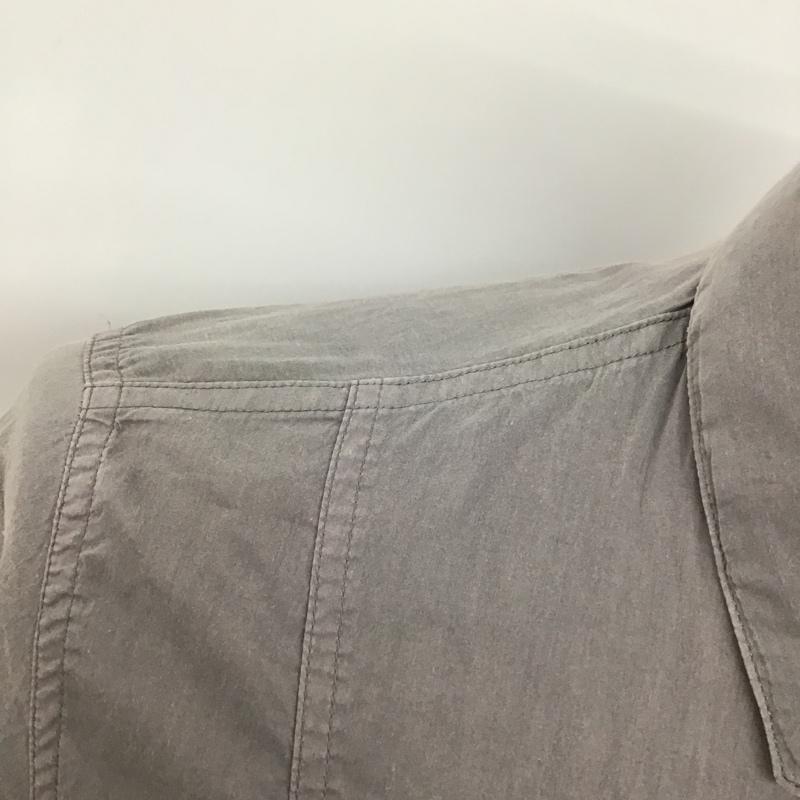 ファクトタム FACTOTUM シャツ、ブラウス 長袖 七分袖シャツ 44 無地 灰 / グレー /  メンズ USED 古着 中古 10090452