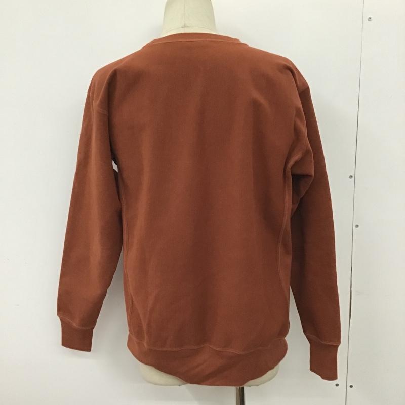 オーラリー AURALEE トレーナー 長袖 A8APO1SM スウェット 4 無地 茶 / ブラウン / メンズ USED 古着 中古 10090453