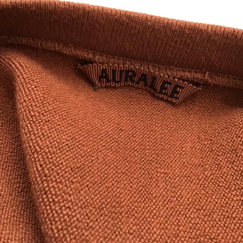 オーラリー AURALEE トレーナー 長袖 A8APO1SM スウェット 4 無地 茶 / ブラウン / メンズ USED 古着 中古 10090453