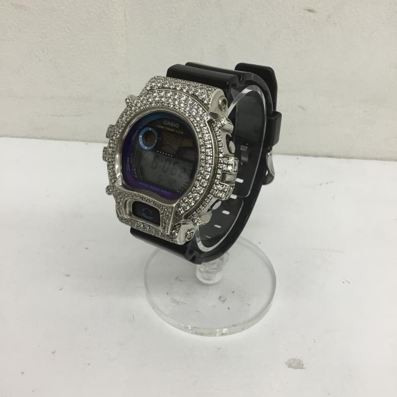 ジーショック G-SHOCK 腕時計 デジタル G-LIDE GLX-6900 カスタム 黒 / ブラック / X 銀 / シルバー / メンズ USED 古着 中古 10090461
