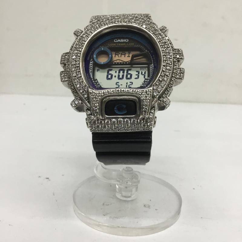 ジーショック G-SHOCK 腕時計 デジタル G-LIDE GLX-6900 カスタム 黒 / ブラック / X 銀 / シルバー / メンズ USED 古着 中古 10090461