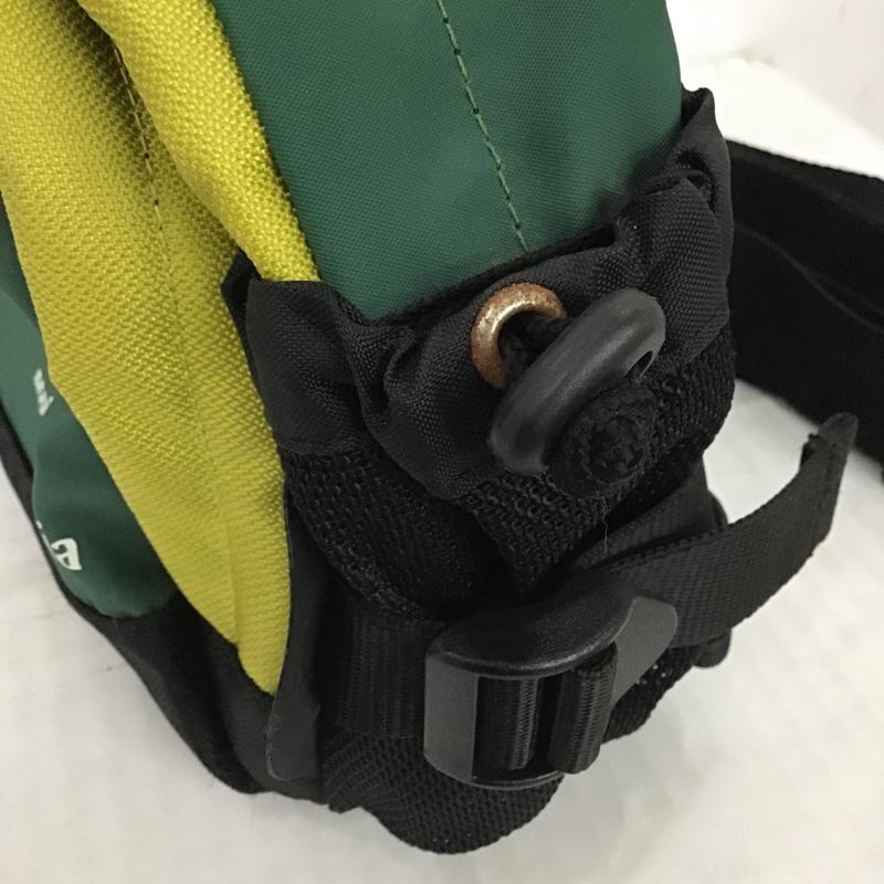 コロンビア Columbia ウエストバッグ ウエストバッグ 210 PU1922 ロゴ、文字 黒 / ブラック / X 緑 / グリーン / X 黄 / イエロー / メンズ USED 古着 中古 10090474