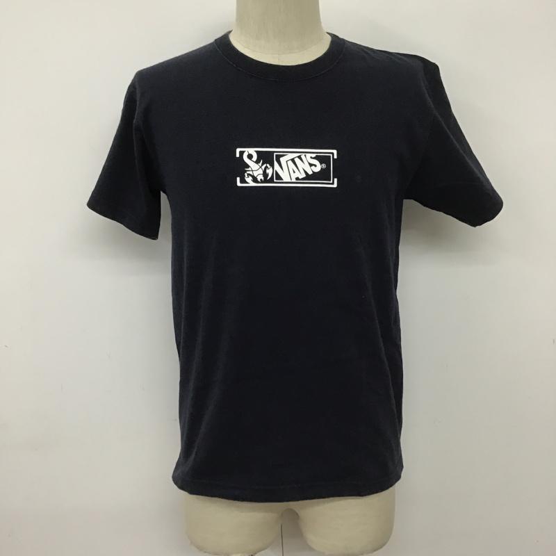 ソフネット SOPHNET. Tシャツ 半袖 SOPH-145181 VANS M ロゴ、文字 紺 / ネイビー / メンズ USED 古着 中古 10090503