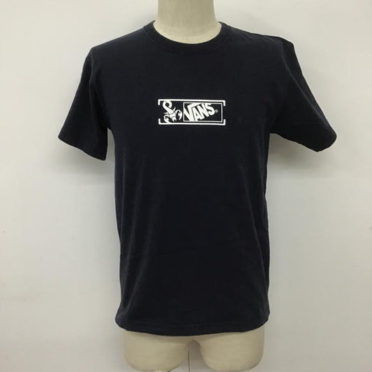 ソフネット SOPHNET. Tシャツ 半袖 SOPH-145181 VANS M ロゴ、文字 紺 / ネイビー /  メンズ USED 古着 中古 10090503