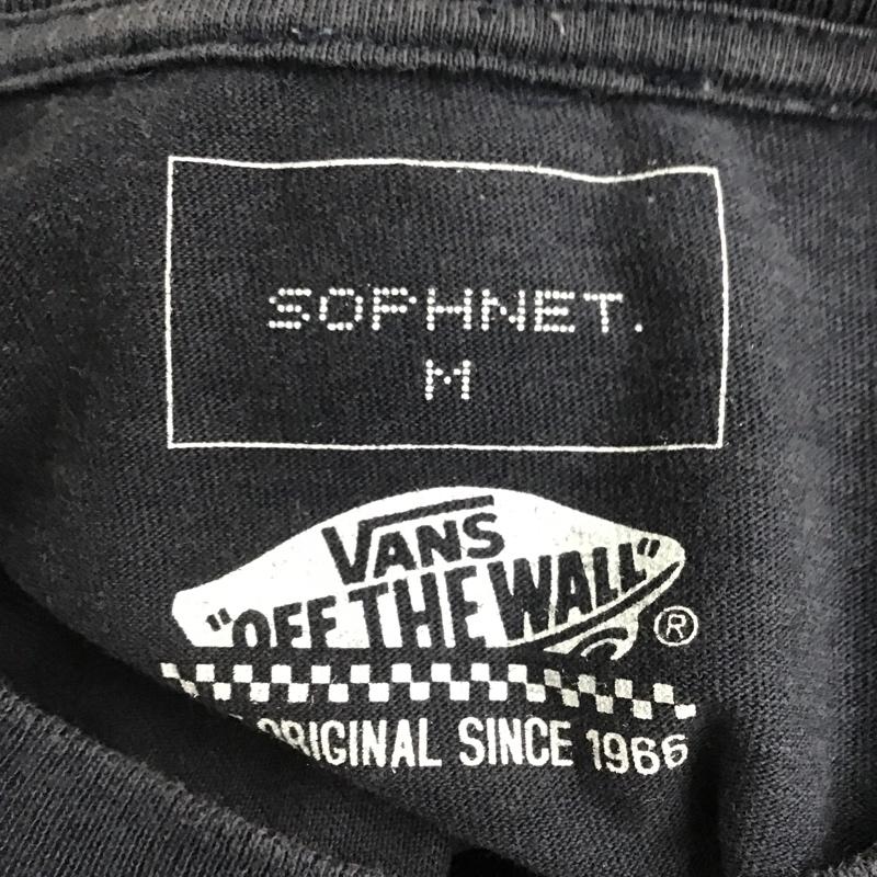 ソフネット SOPHNET. Tシャツ 半袖 SOPH-145181 VANS M ロゴ、文字 紺 / ネイビー / メンズ USED 古着 中古 10090503